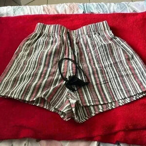 Multi Color Striped Shorts